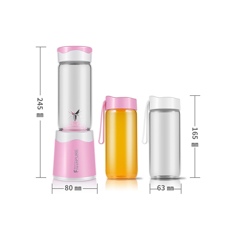 Multi-function-6-Blades-400mL-USB-Electric-Fruit-Juicer-Smoothie-Maker-Blender-Juice-Bottle-Cup-Mach-1568047