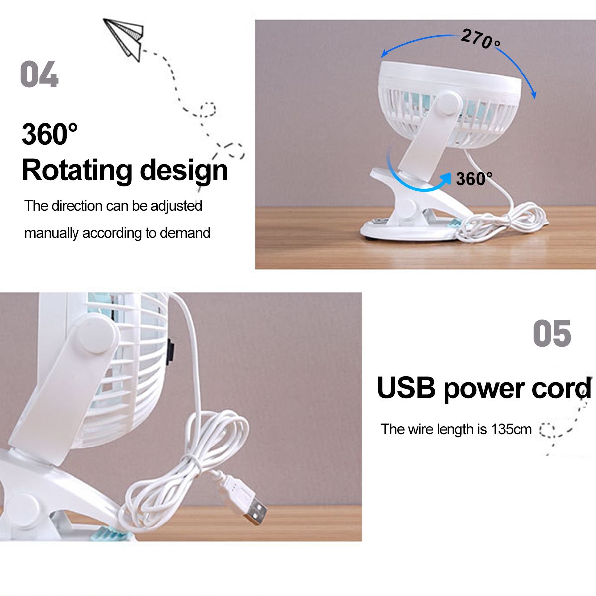 Portable-Fan-Rechargeable-360deg-Rotation-Clip-Mini-USB-Fan-Car-Desk-1680315