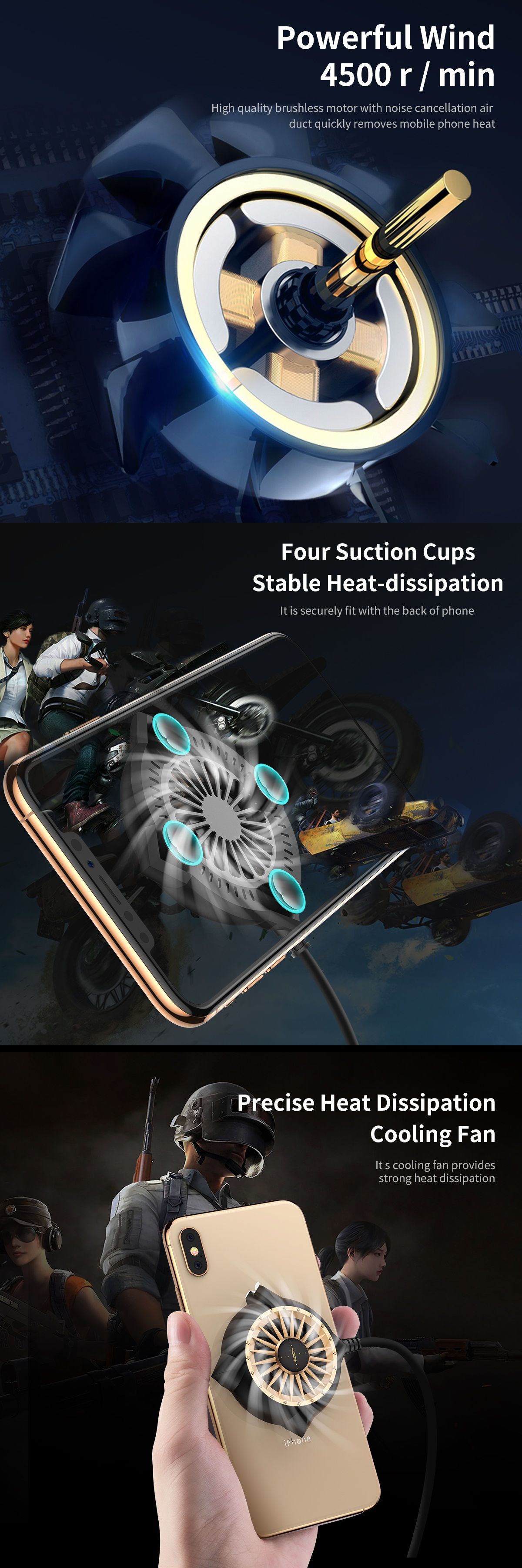 ROCK-Silent-Suction-Cup-Mini-Powerful-Wind-Cooling-Fan-For-iPhone-X-XS-HUAWEI-P30-S10-1543908