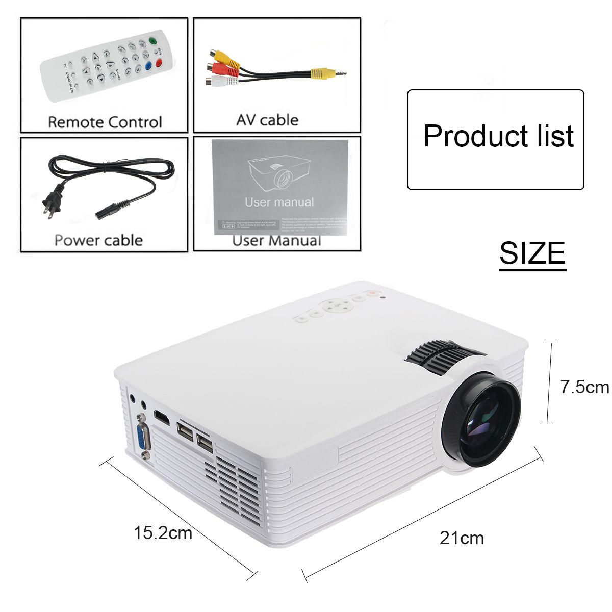 Thinyou-GP-9-HD-Mini-Projector-LED-Multimedia-Home-Theater-USB-VGA-HDMI-TV-AV-1303146