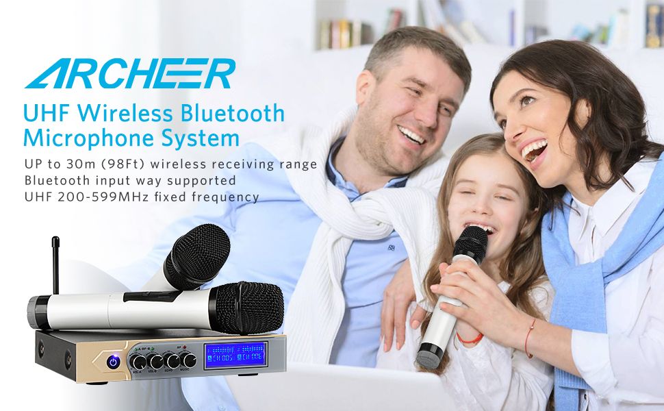 UHF-Wireless-Microphone-System-Dual-Handheld-Karaoke-Microphone-with-2-Handheld-Mics-for-Home-KTV-1632734