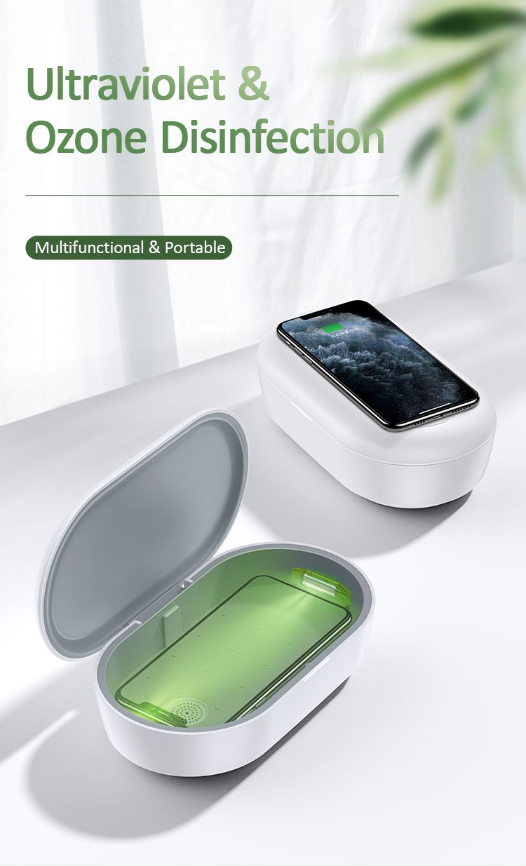 USAMS-3-in-1-Portable-Multifunction-10W-Wireless-Charging-UV-Ozone-Disinfection-Sterilizer-Aromather-1657449