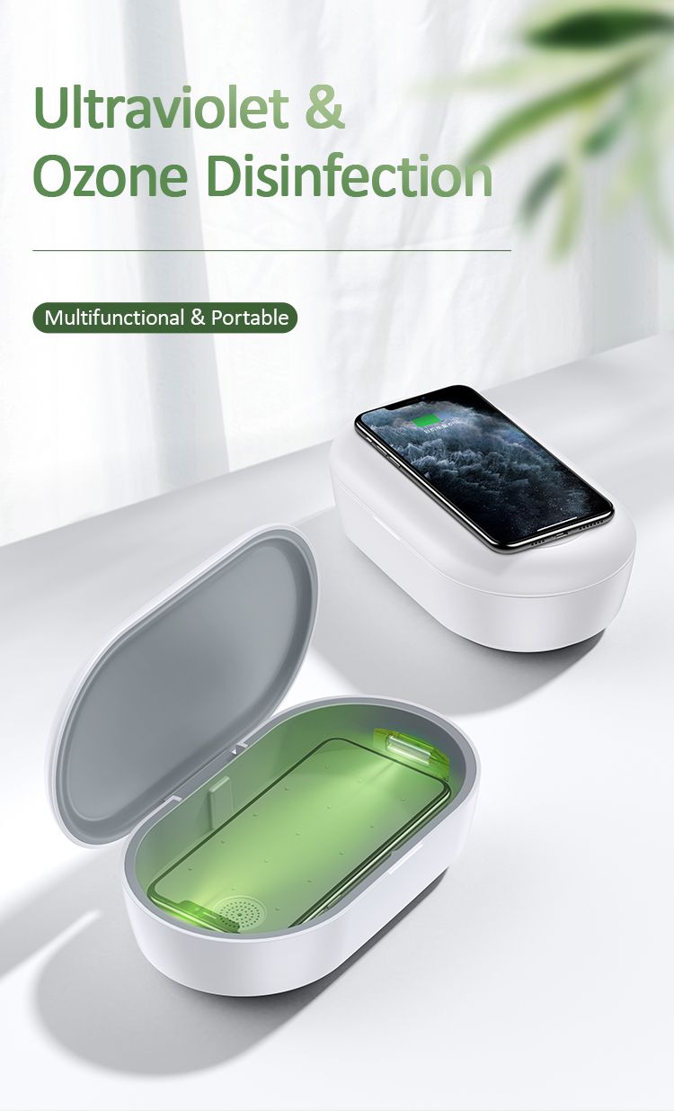 USAMS-3-in-1-Portable-Multifunction-10W-Wireless-Charging-UV-Ozone-Disinfection-Sterilizer-Aromather-1657449