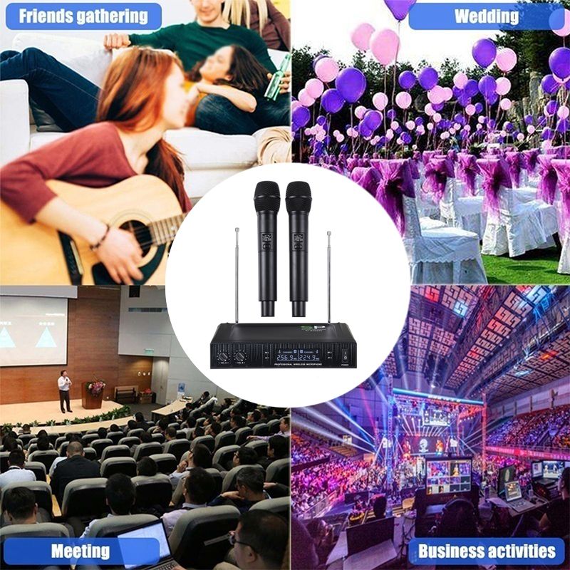 V2020-VHF-Wireless-Microphone-System-Cordless-Dual-Handheld-Mic-Karaoke-Singing-1655166