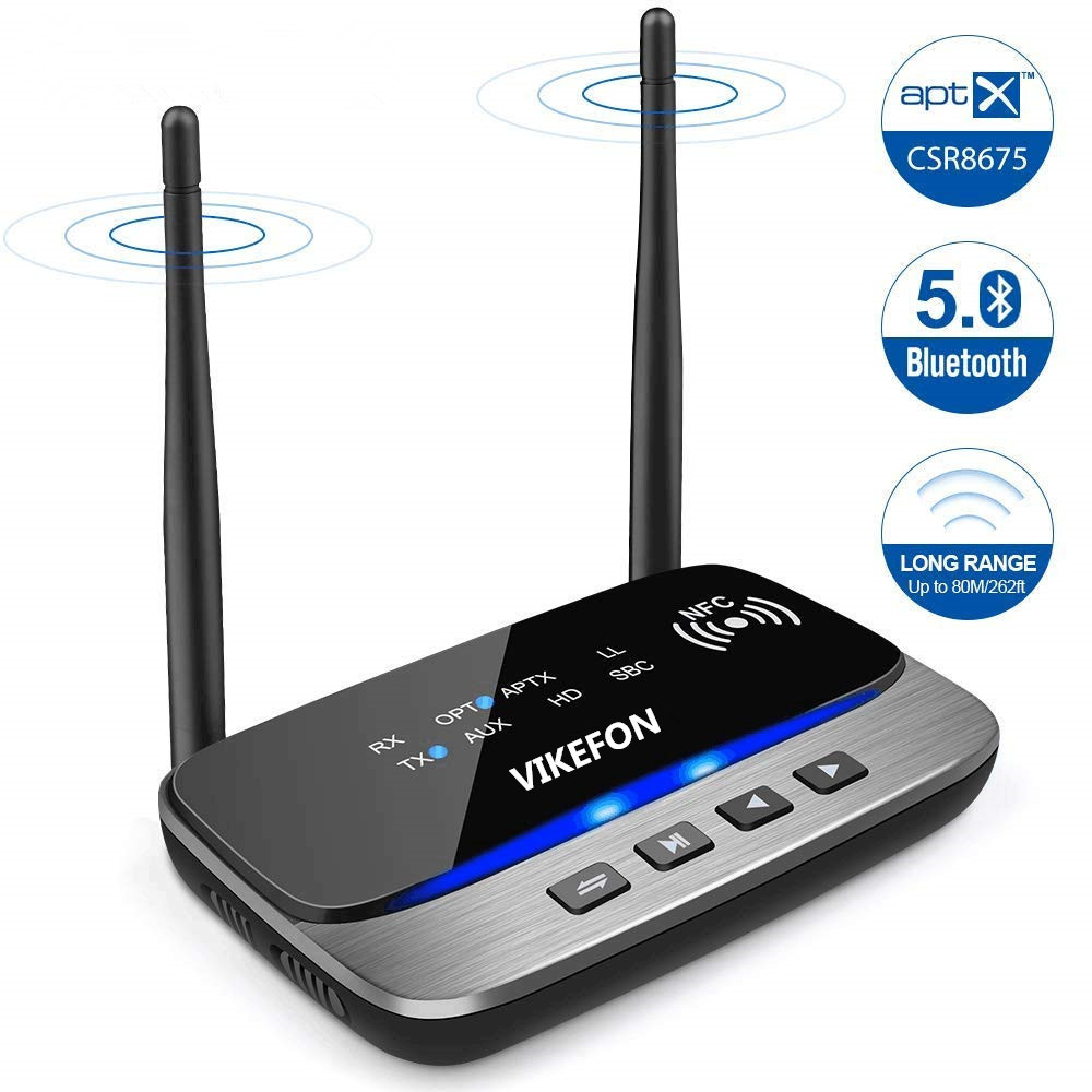 Vikefon-B21-2-In-1-Bypass-NFC-enabled-bluetooth-V50-Audio-Transmitter-Receiver-35mm-Aux-RCA-Wireless-1738872