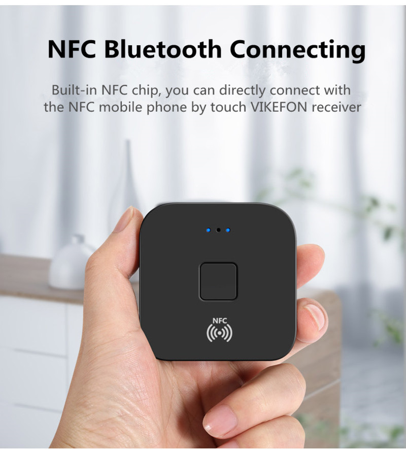 Vikefon-NFC-enabled-bluetooth-V50-Audio-Transmitter-Receiver-35mm-Aux-2RCA-Wireless-Audio-Adapter-Fo-1762038