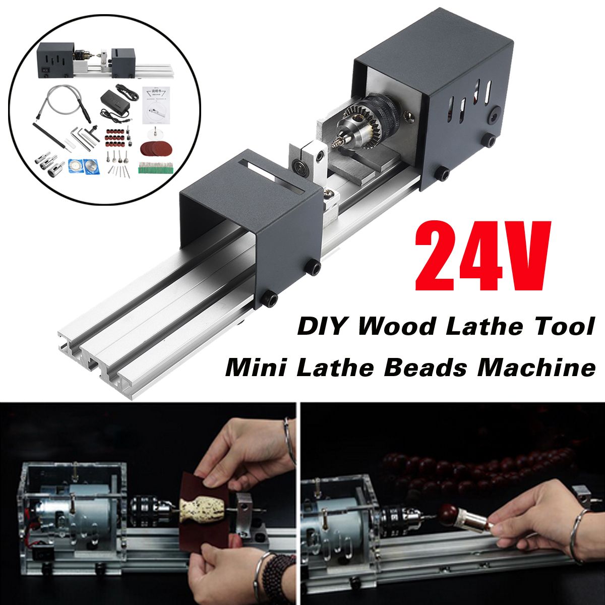 Mini-Lathe-Beads-Polishing-Cutting-Machine-DIY-Table-Saw-Drill-Woodworking-Kit-1381639