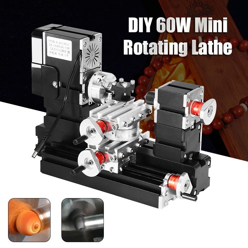Mini-Rotating-Lathe-DIY-Woodwork--Wood-Lathe-Model-Making-Tool-Milling-Machine-Kit-1289142