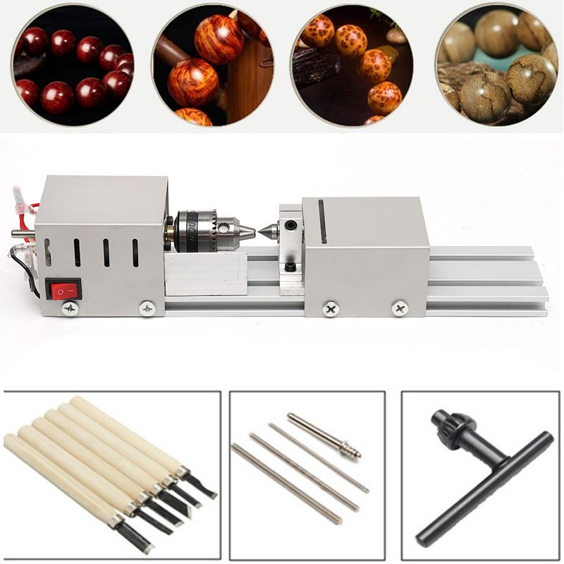 Multifunction-100W-Mini-Lathe-Beads-Machine-Polisher-Table-Saw-DIY-Wood-Lathe-1314892
