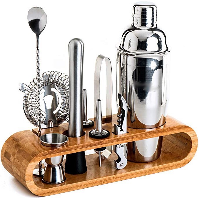 11012PCS-750ml-Stainless-Steel-Cocktail-Shaker-Mixer-Drink-Set-Bartender-Bar-Tool-1709831