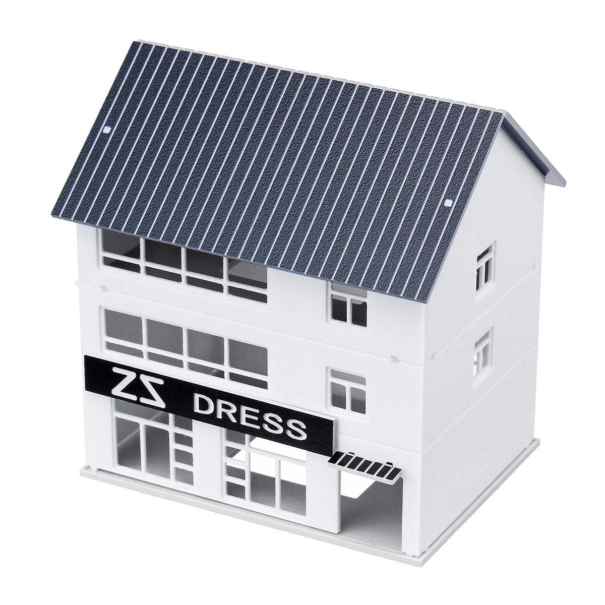 1150-Outland-Building-Model-N-Scale-Gauge-Scene-Story-Dress-Store-Modern-House-1390187