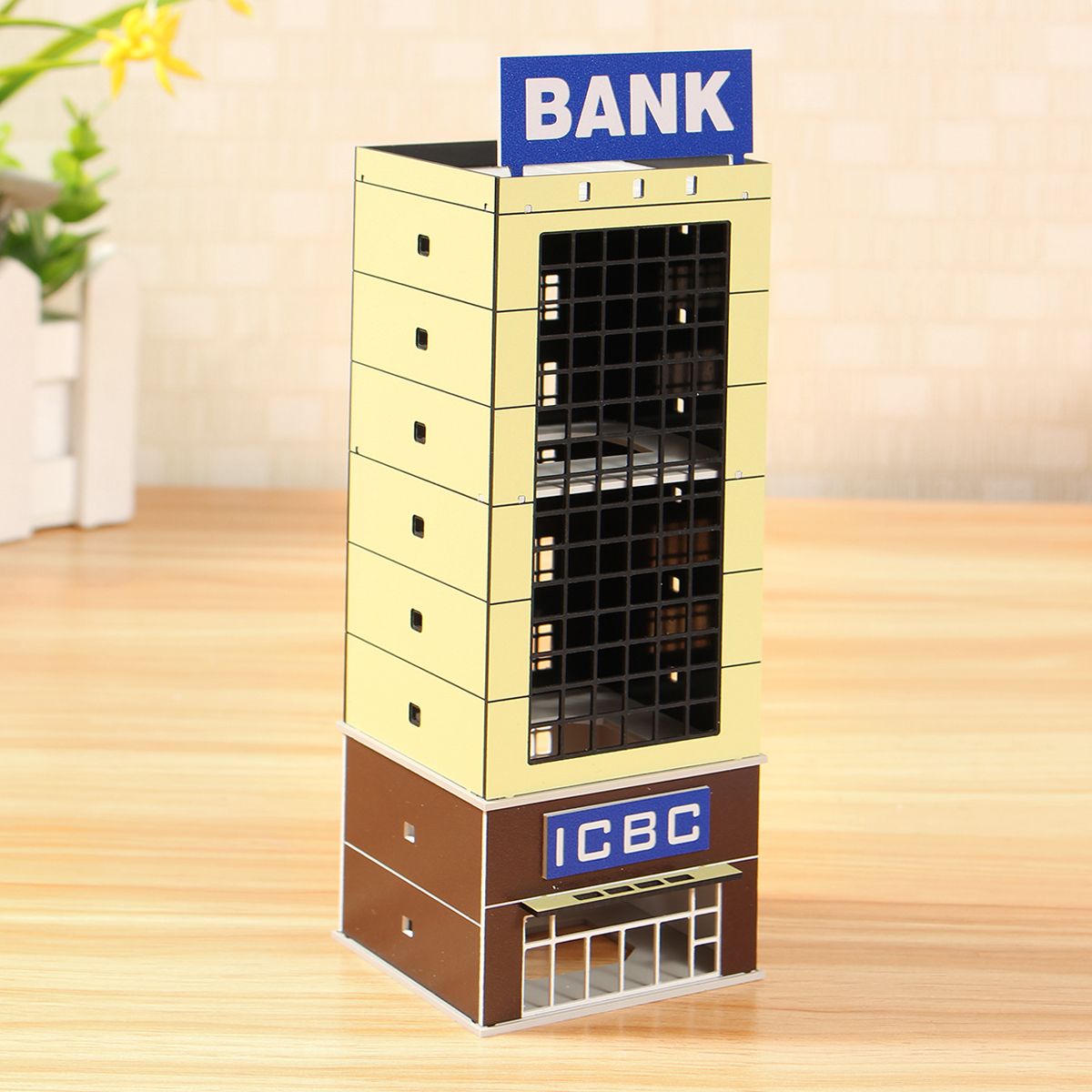 1150-Outland-Model-Modern-Building-Bank-N-Scale-FOR-GUNDAM-Gifts-1372826