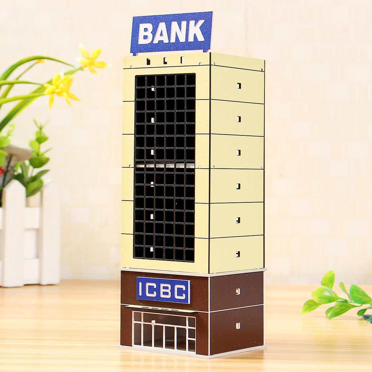 1150-Outland-Model-Modern-Building-Bank-N-Scale-FOR-GUNDAM-Gifts-1372826