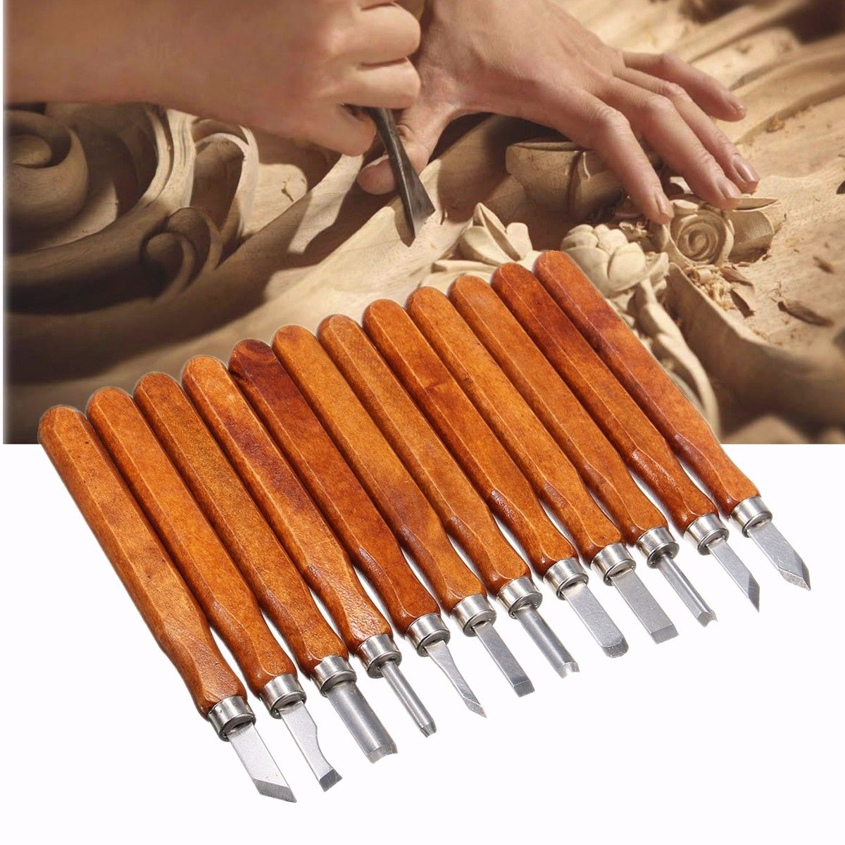 12Pcs-Wood-Carving-Wood-Working-Hand-Chisel-Set-Professional-Lathe-Gouges-Tool-1131106