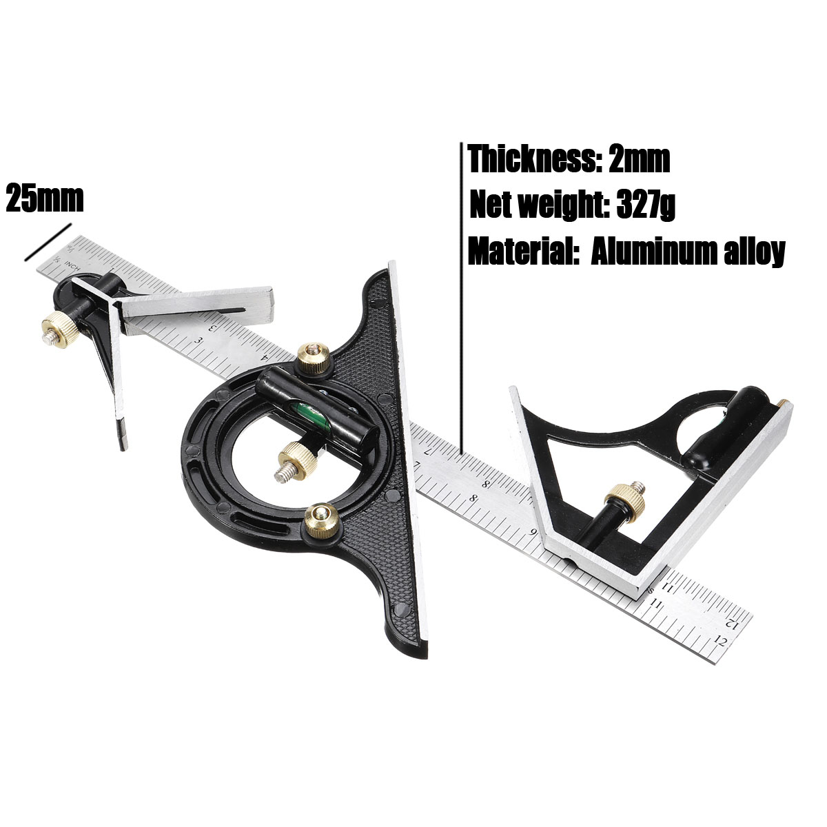 12quot-300mm-Combination-Square-Protractor-Level-Measure-Measuring-Angle-Ruler-Set-1623738