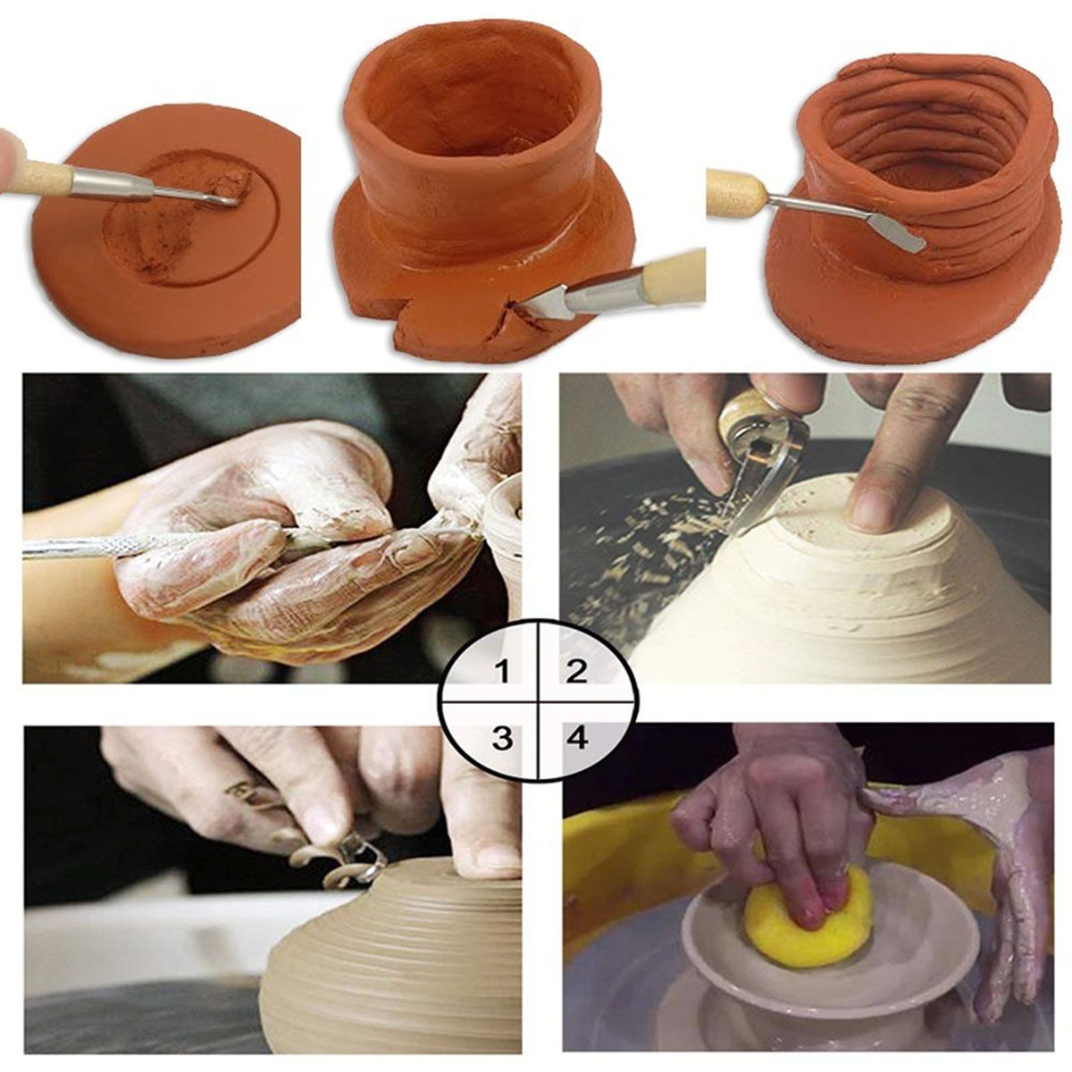 13Pcs38Pcs61Pcs-Pottery-Clay-Sculpting-Wax-Carving-Pottery-Modeling-Tool-Set-1637672