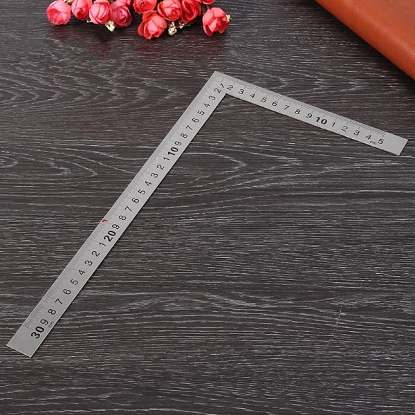 150-x-300mm-Metric-Square-Ruler-Stainless-Steel-90-Degree-Angle-Corner-Ruler-1139697