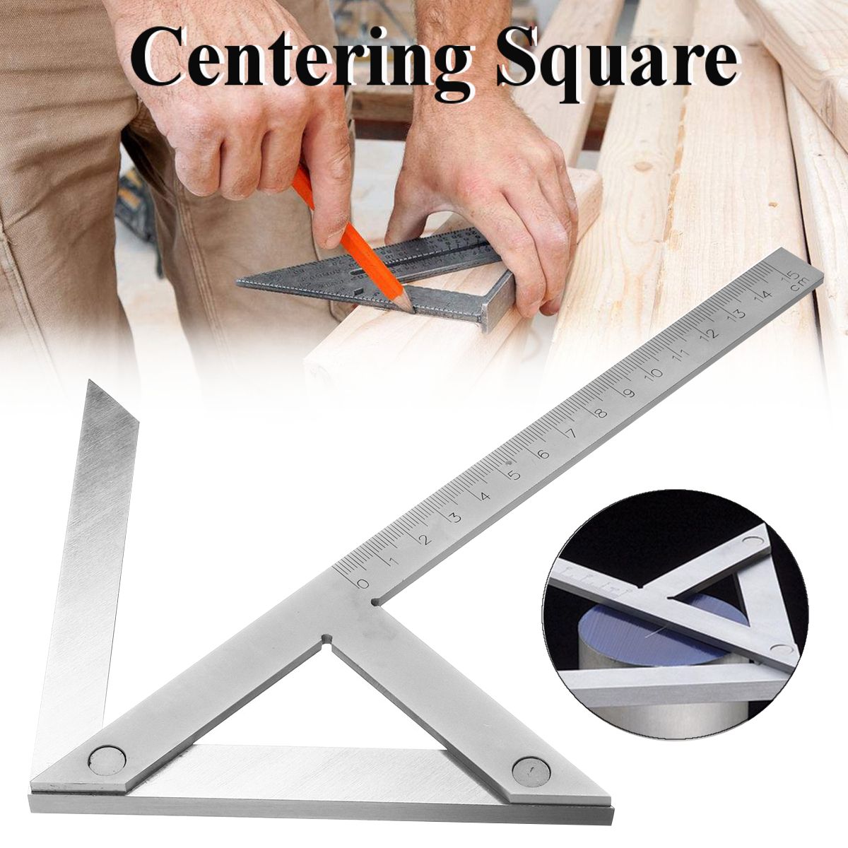 150x130mm-Precision-Center-Centering-Square-Gauge-Guaging-Round-Bar-Marking-Finder-Tool-1302764