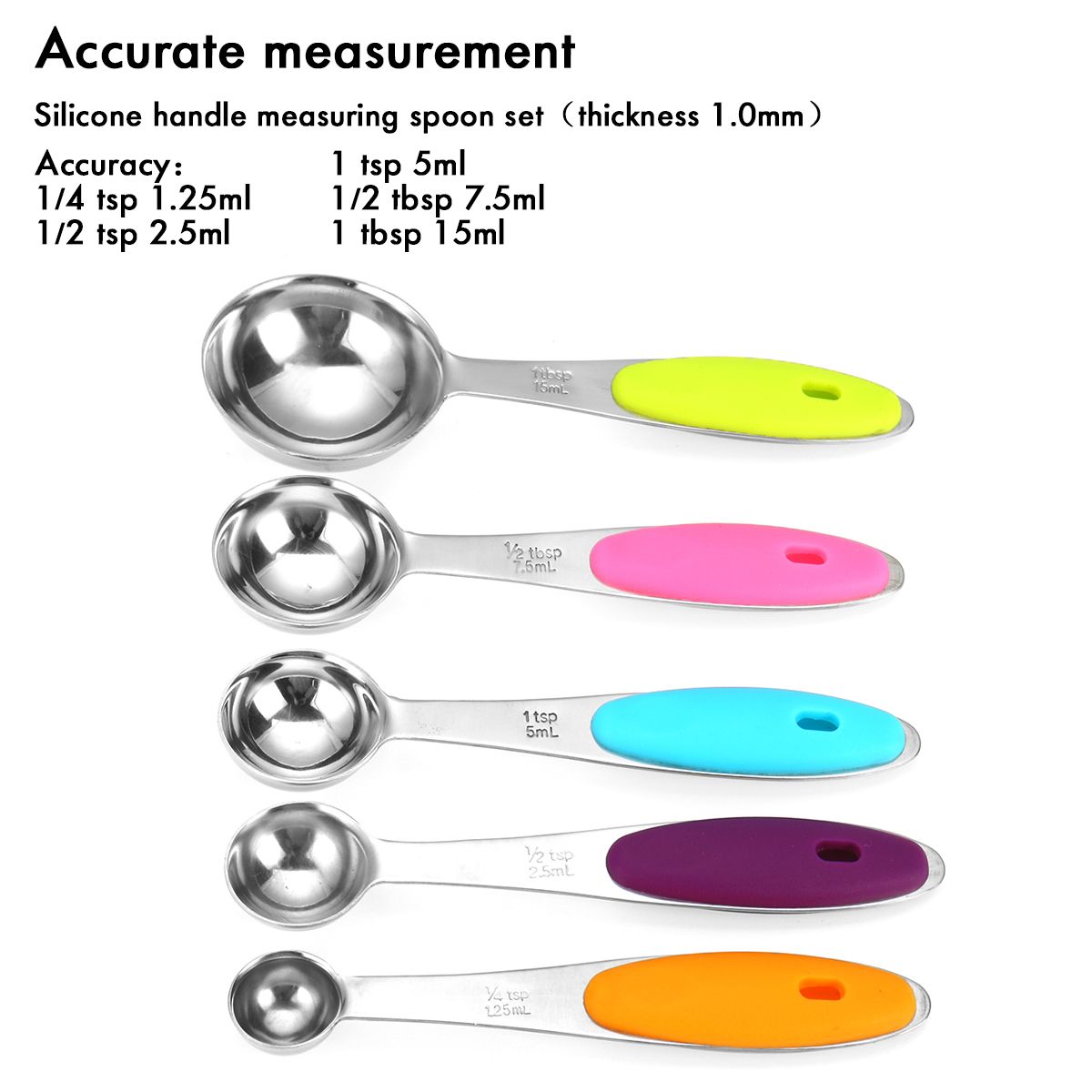 16PCS-Silicone-Handle-Stainless-Steel-Measuring-Cup-amp-Magnetic-Measuring-Spoon-1705999