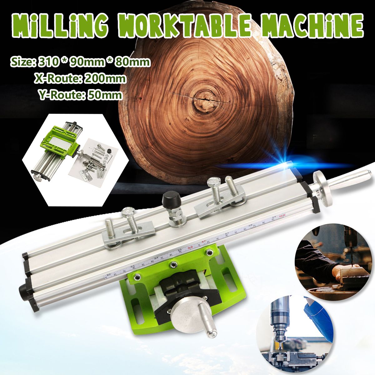 2-Axis-Milling-Compound-Working-Table-Cross-Sliding-Bench-Drill-Vises-Fixture-DIY-1185581