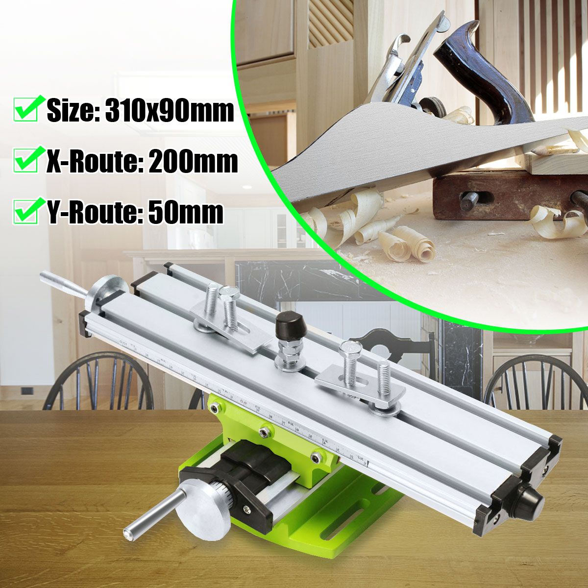 2-Axis-Milling-Compound-Working-Table-Cross-Sliding-Bench-Drill-Vises-Fixture-DIY-1185581