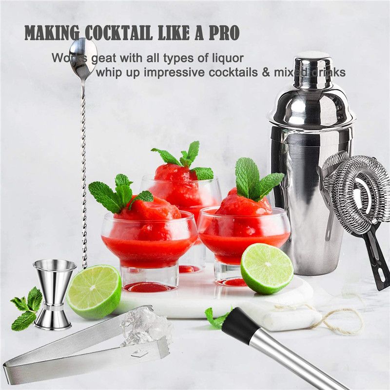 20PCS-750ml-Stainless-Steel-Cocktail-Shaker-Mixer-Drink-Set-Bartender-Bar-Party-1719706