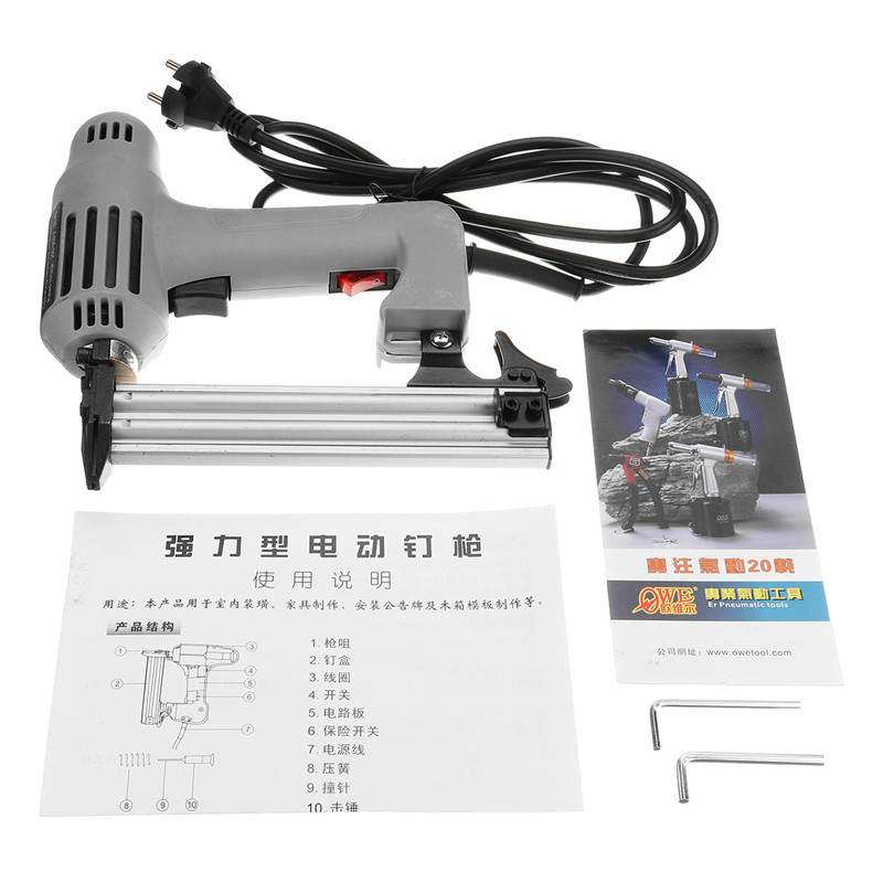 220V-1800W-F30-Nail-Electric-Straight-Nailer-Nailing-Device-Woodworking-Portable-1286031