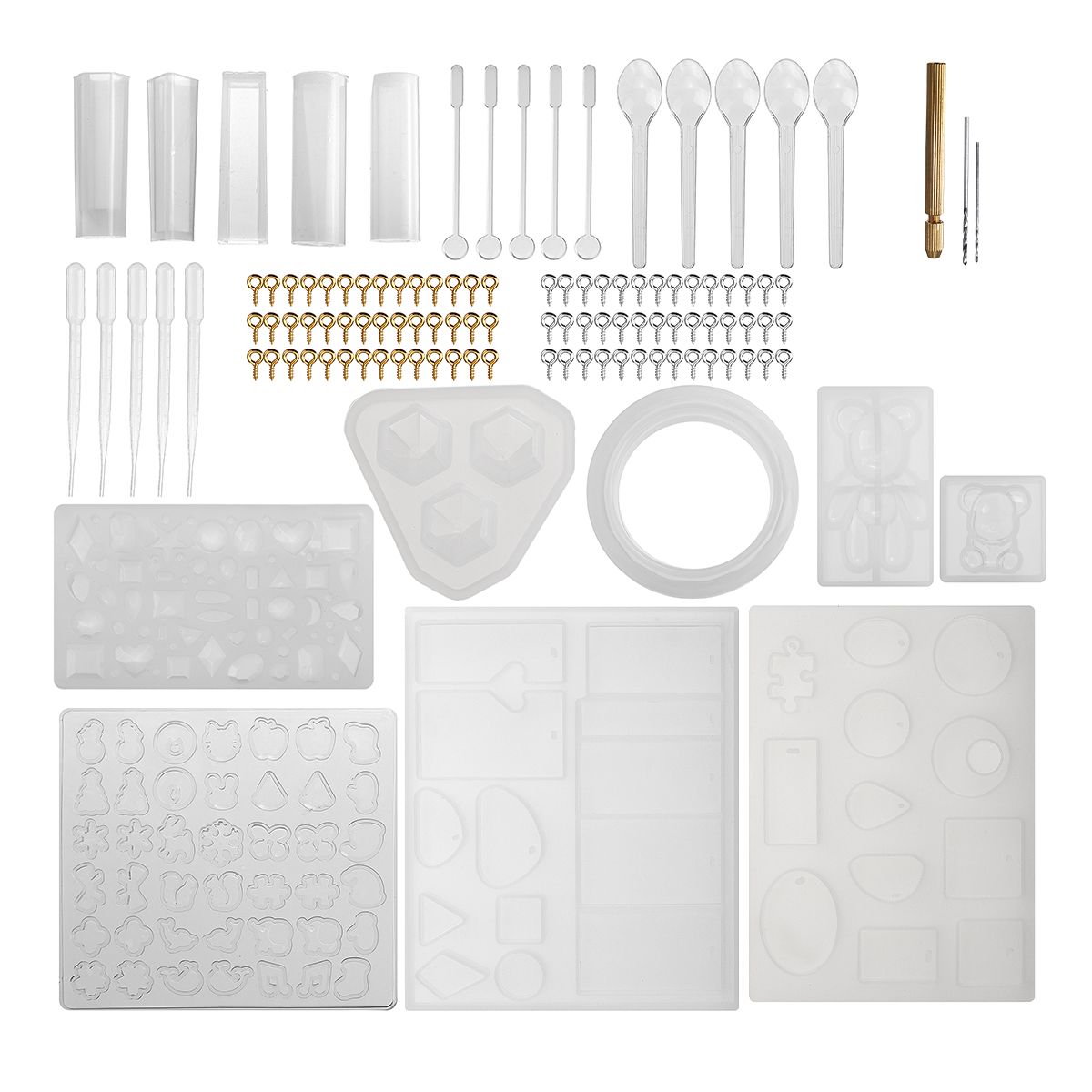 229Pcs-DIY-Handmade-Resin-Casting-Molds-Kit-Making-Jewelry-Pendant-Craft-Tools-1519277
