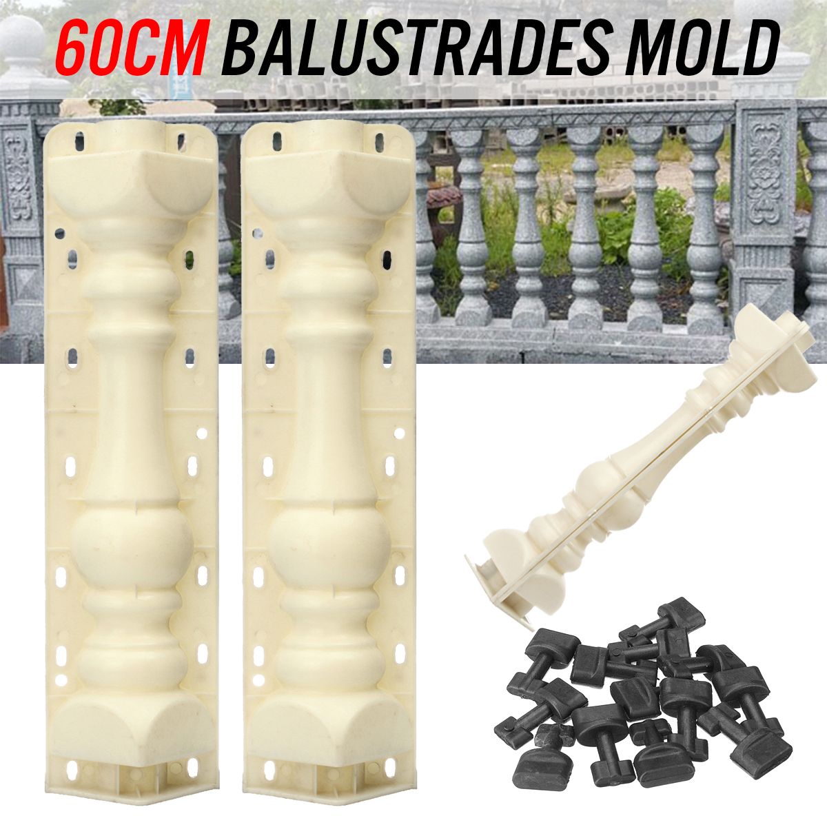 2Pcs-60cm-Balustrades-Molds-DIY-Mould-for-Concrete-Plaster-Cement-Garden-Decor-1395447