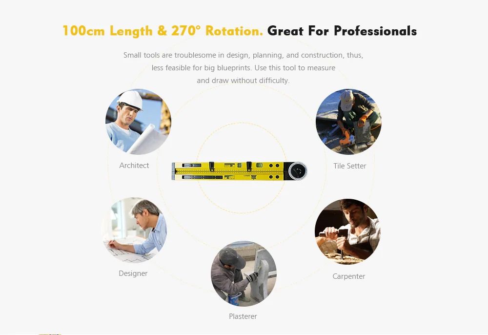 3-in-1-Aluminum-Alloy-Spirit-Level-Compass-Protractor-Measuring-Tool-1388956