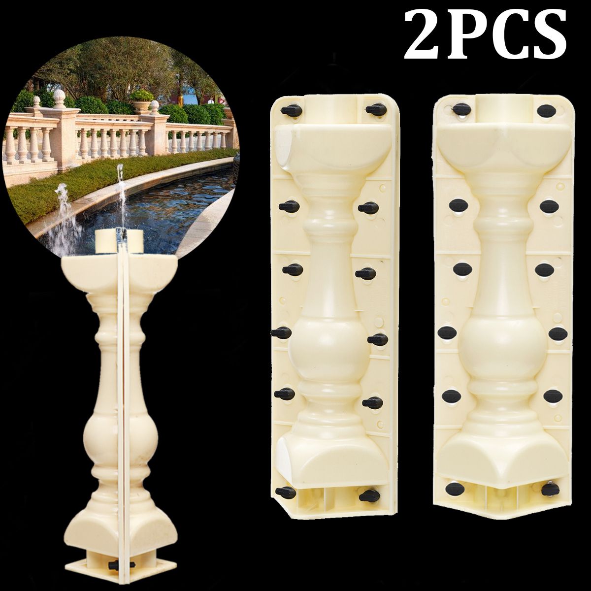 40CM-Concrete-Garden-Mould-Balustrade-Pillar-Post-Pedestal-Mold-Railing-Fence-1395449
