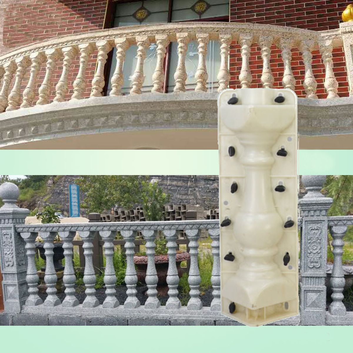 40CM-Concrete-Garden-Mould-Balustrade-Pillar-Post-Pedestal-Mold-Railing-Fence-1395449