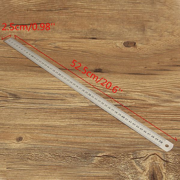 50CM-Stainless-Steel-Double-Side-Scale-Straight-Ruler-Measure-Tool-1092135