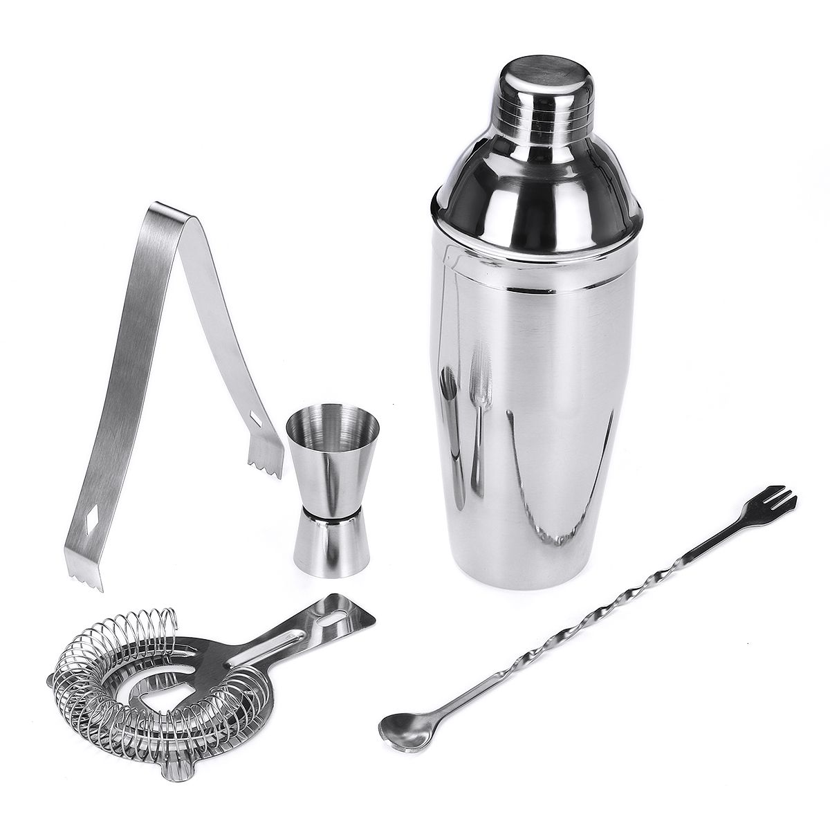 5pcs-Cocktail-Shaker-Set-Jigger-Mixing-Spoon-Tong-Barware-Bartender-Tools-wWood-Storage-Stand-Bars-M-1587202
