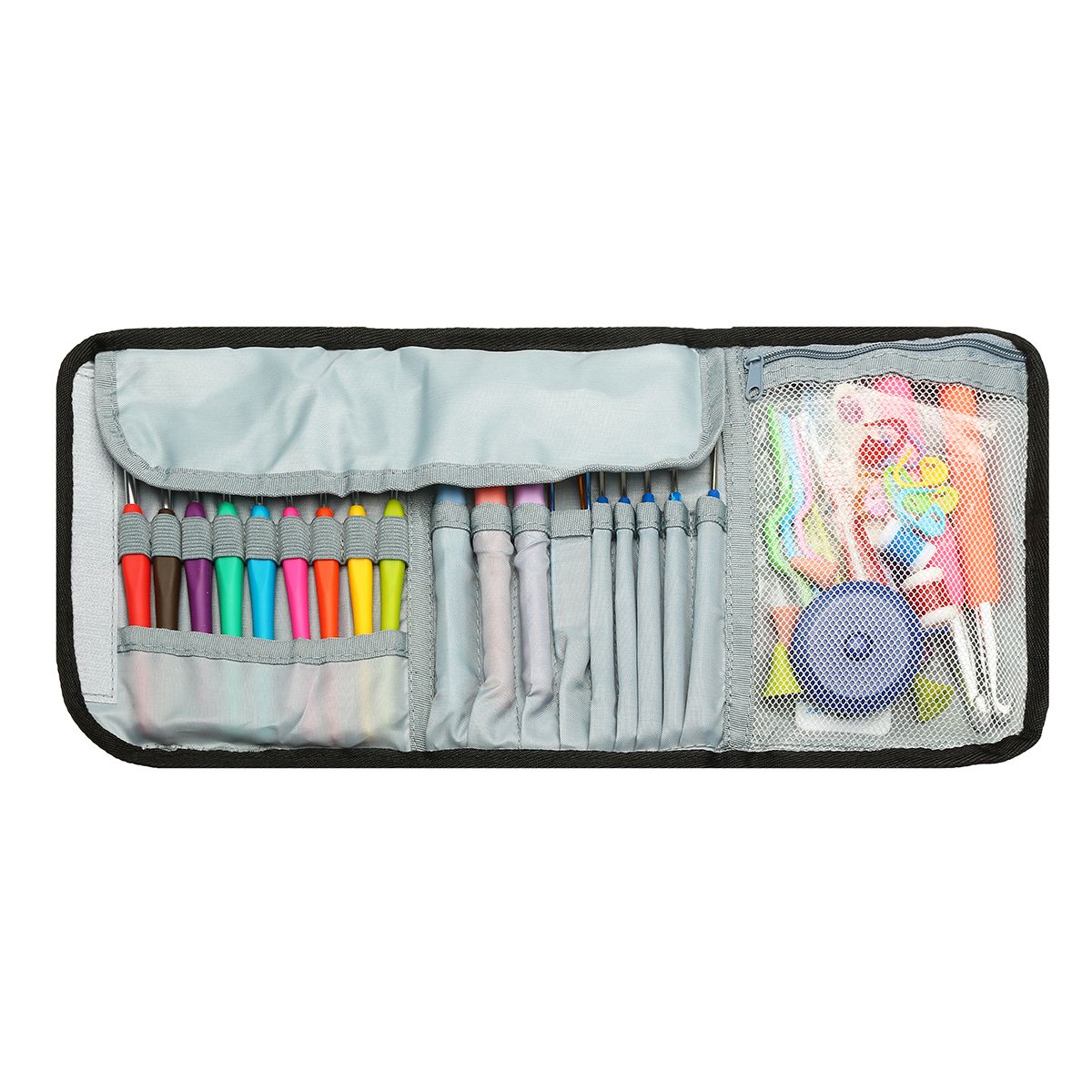 64pcs-Crochet-Hooks-Kit-Yarn-Knitting-Needles-Sewing-Tools-Grip-Set-Folding-Bag-Toos-Set-1415658