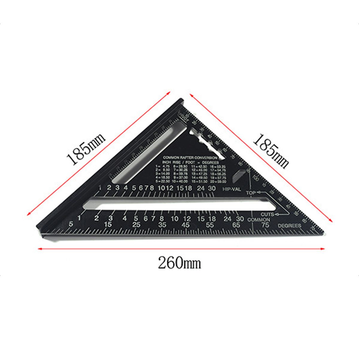 7-Inch-Aluminum-Triangle-Ruler-Speed-Square-Rafter-Angle-Miter-Protractor-Measuring-1512916