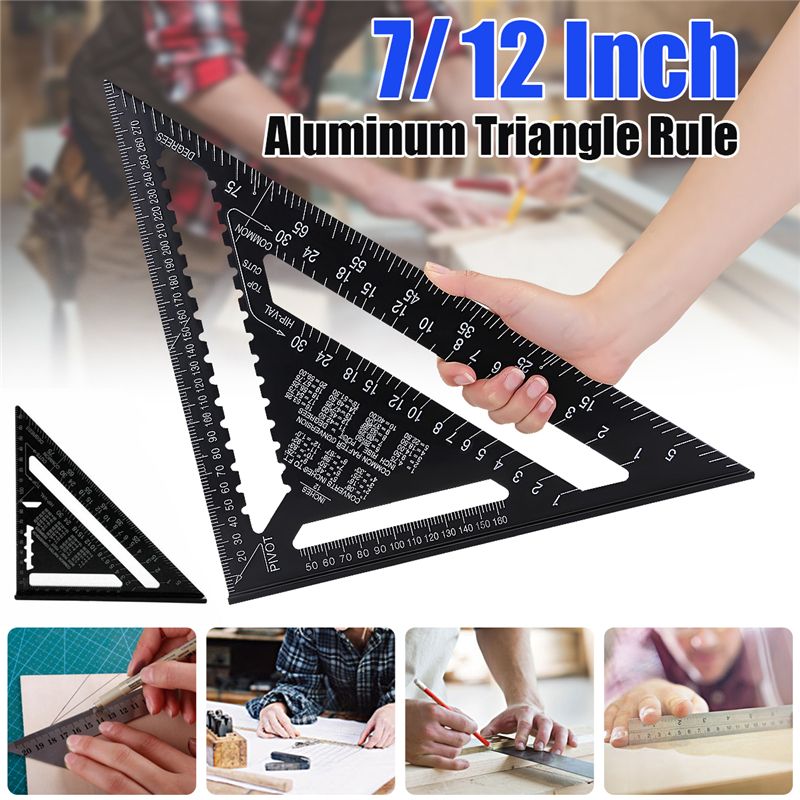 712inch-Woodworking-Triangle-Ruler-Angle-Carpentry-Measuring-Tool-Aluminium-1734938