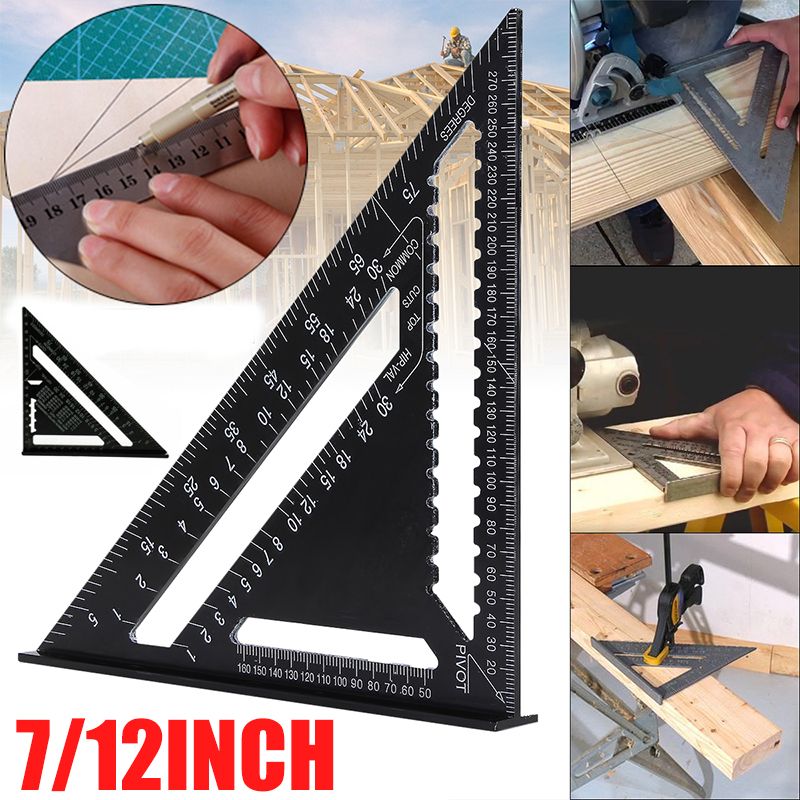 712inch-Woodworking-Triangle-Ruler-Angle-Carpentry-Measuring-Tool-Aluminium-1734938