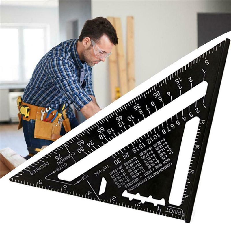 712inch-Woodworking-Triangle-Ruler-Angle-Carpentry-Measuring-Tool-Aluminium-1734938