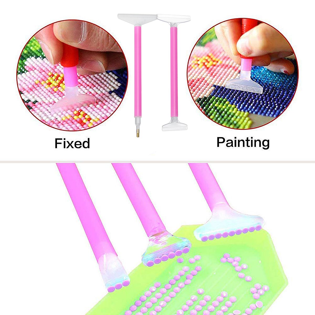 72Pcs-Diamond-Painting-Tool-Kit-Hand-Embroider-Cross-Stitch-Accessory-1457716