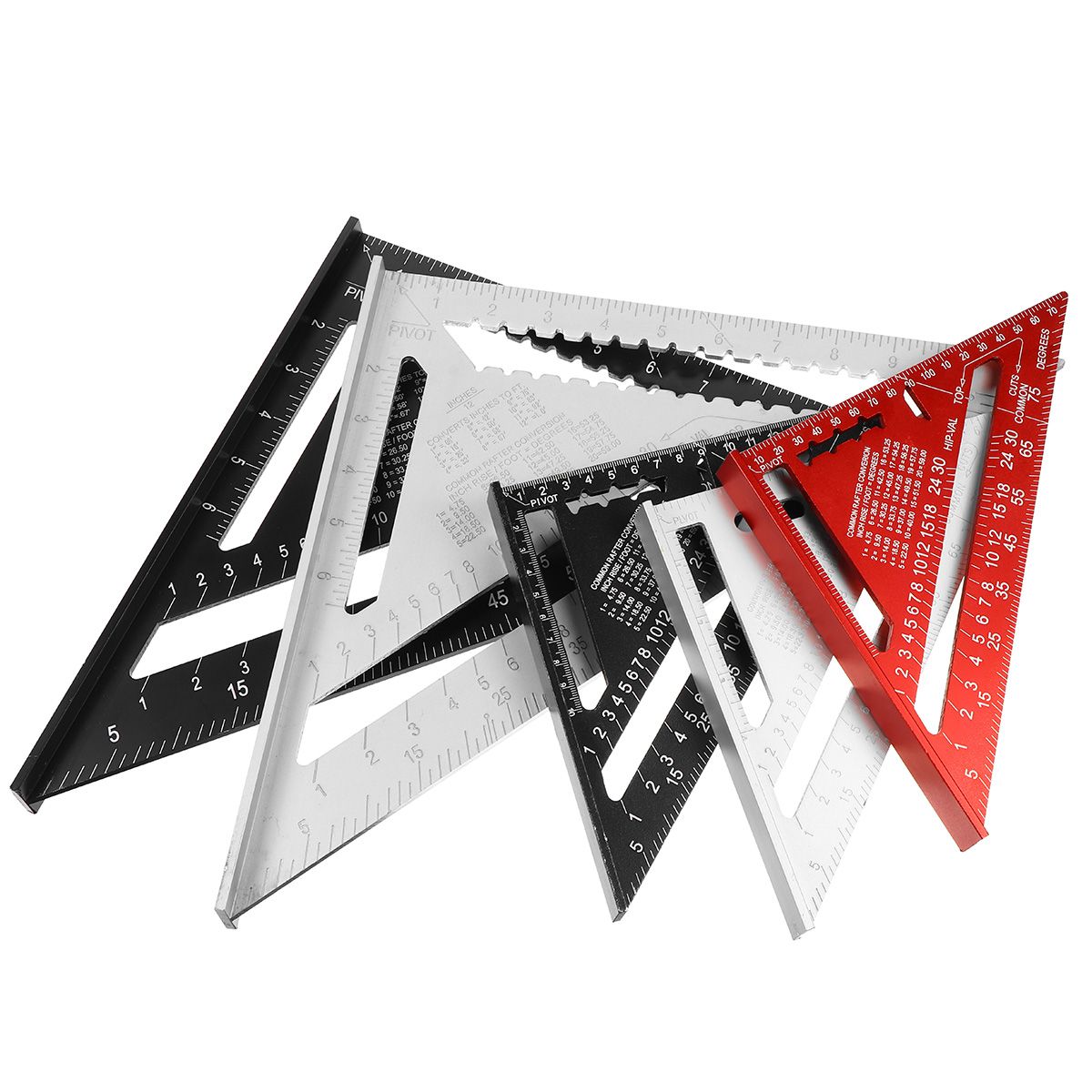 7quot12quot-Aluminum-Alloy-Triangle-Ruler-Metric-Imperial-Meter-Square-Protractor-Line-Ruler-1748549