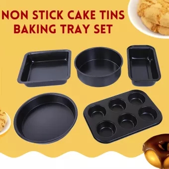 8-Cake-Tins-Mold-Non-stick-Pastry-Round-Square-Baking-Tray-Oven-Mould-Tool-Set-1713359