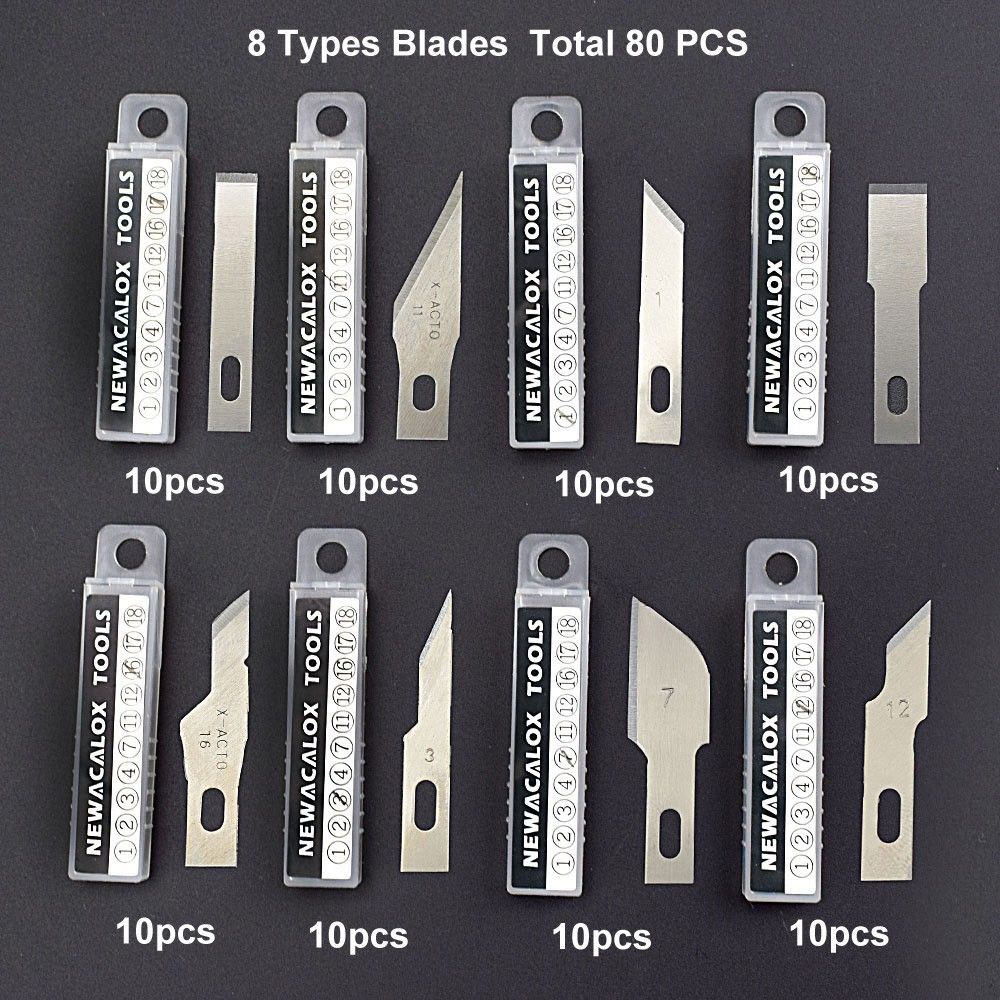 80Pcs-8-Different-Stainless-Steel-Blades-Art-Hobby-Cutter-Wood-Carving-Tools-Crafts-Sculpting-Tool-E-1309062