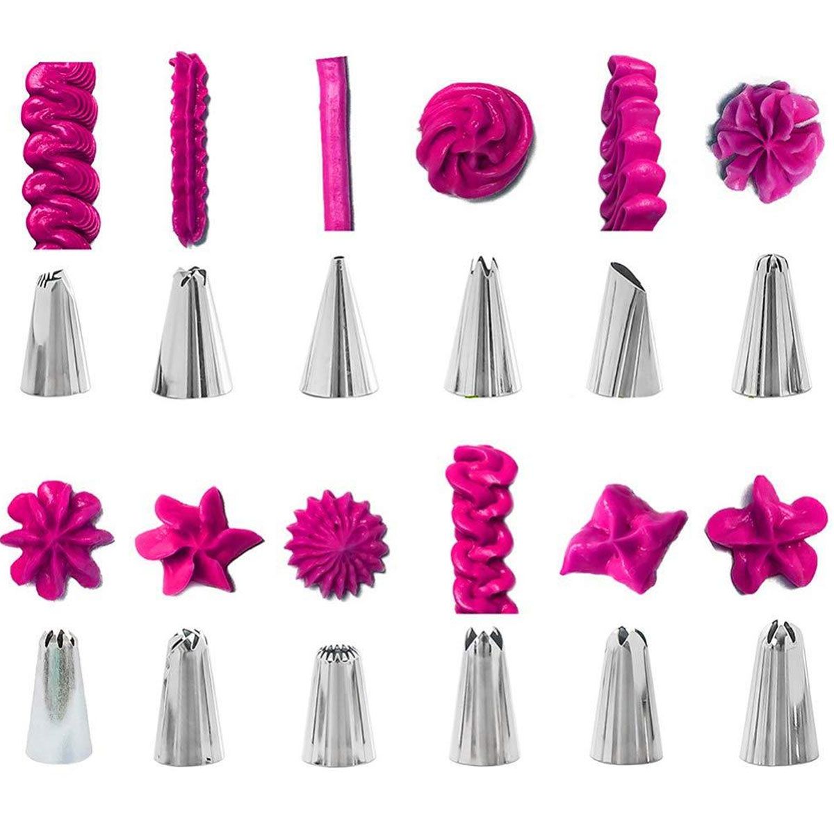 83PCS-Cake-Decorating-Tools-Set-DIY-Cake-Piping-Tips-Turntable-Rotating-Cake-1713938