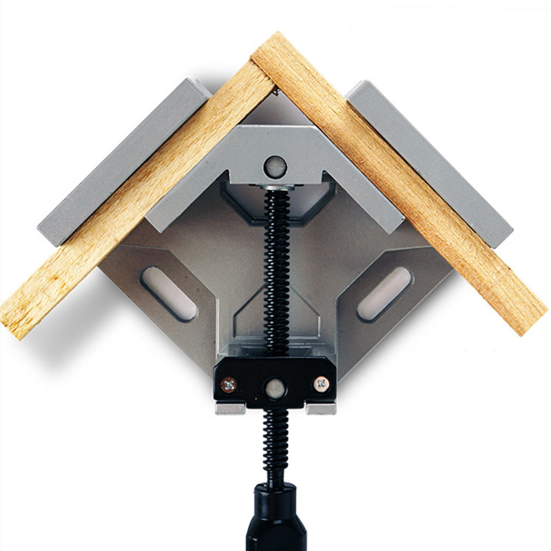 90deg-Right-Angle-Aluminum-Alloy-Woodworking-Clamp-with-SingleDouble-Handle-Vice-Holder-Tools-1567759