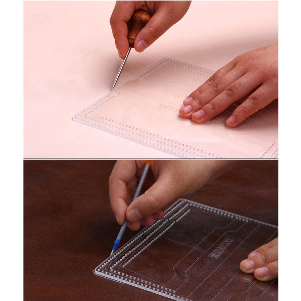 Acrylic-Pattern-Stencil-Template-Handmade-Leather-Craft-Tool-DIY-Acrylic-Stencil-Set-For-Long-Wallet-1356061