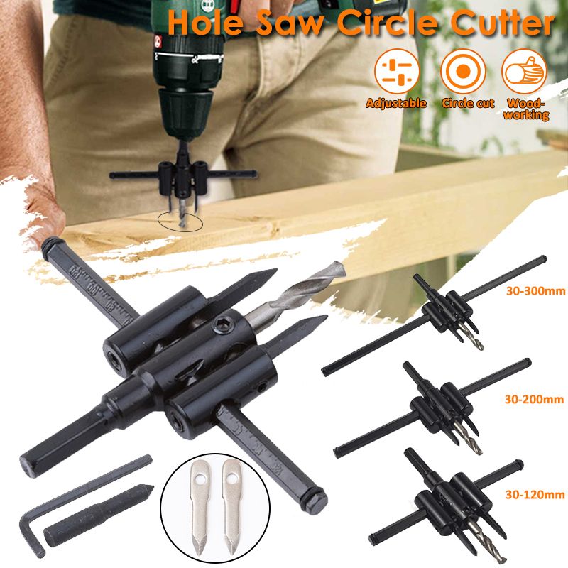 Adjustable-30-120200300mm-Circle-Hole-Cutter-Wood-Drill-Bit-Carpentry-Hole-Saw-1766047