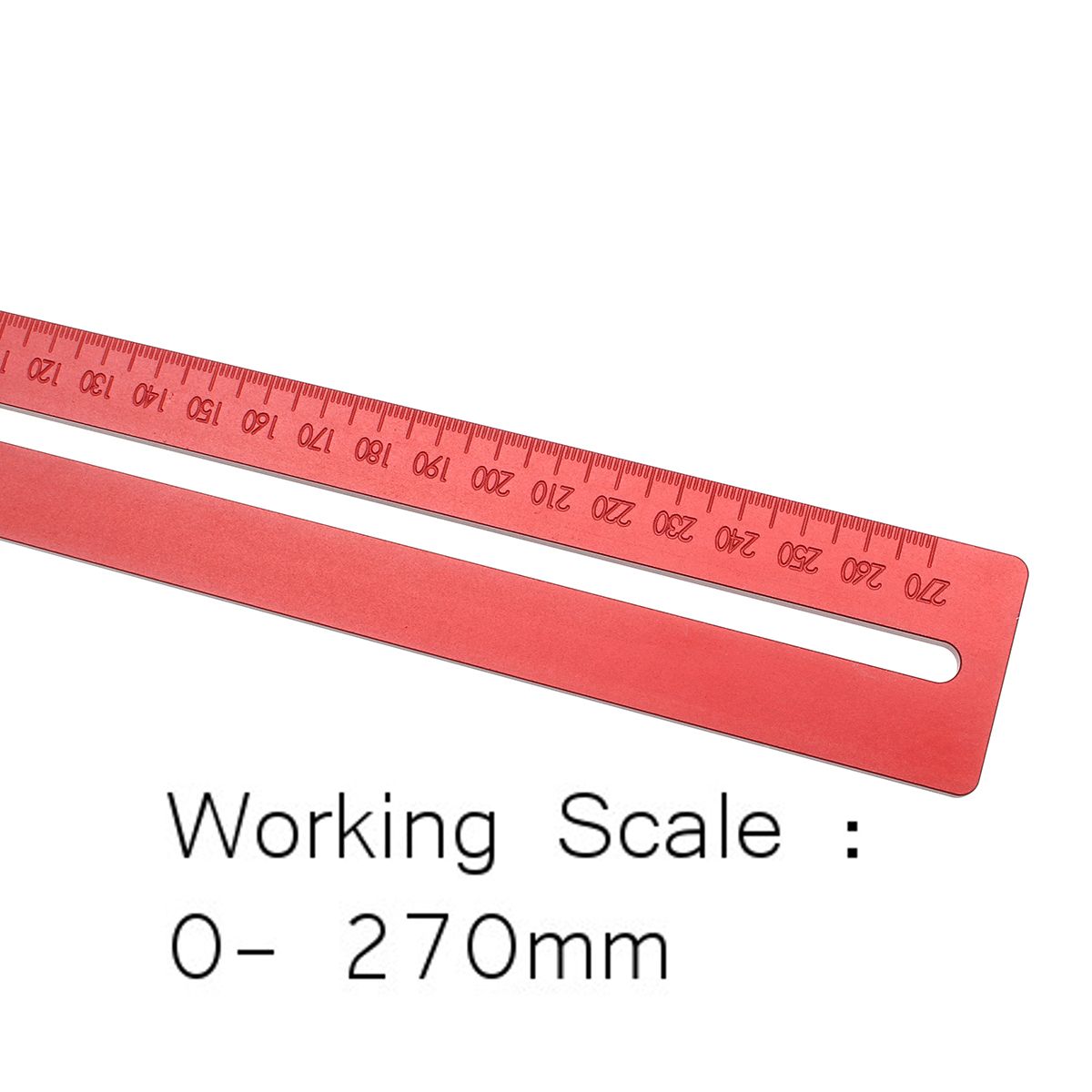 Aluminum-270mm-Scale-Wood-Measure-Ruler-Straight-Line-Drawing-Woodworking-Tool-1276569