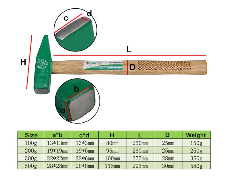 BERRYLION-Machinist-Hammer-100g200g300g500g-Mini-Nail-Hammer-Installation-Hammer-Mallet-With-Wood-Ha-1232147