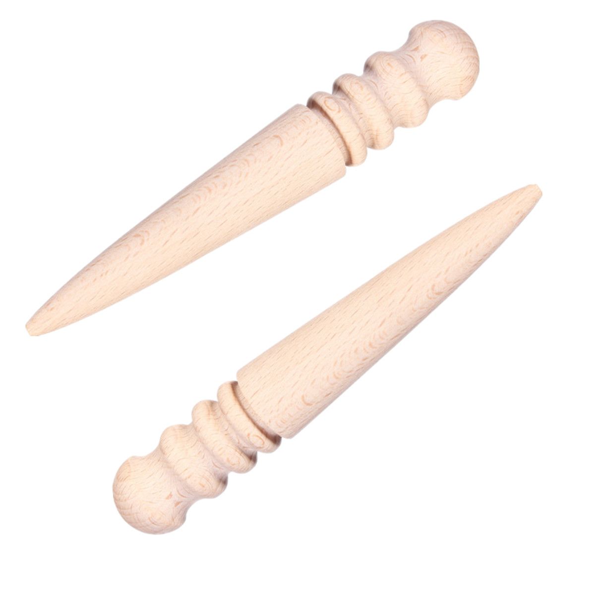 DANIU-3Pcs-Multi-size-Round-Wood-Edge-Slicker-Leather-Burnisher-DIY-Leather-Craft-Tool-1595050